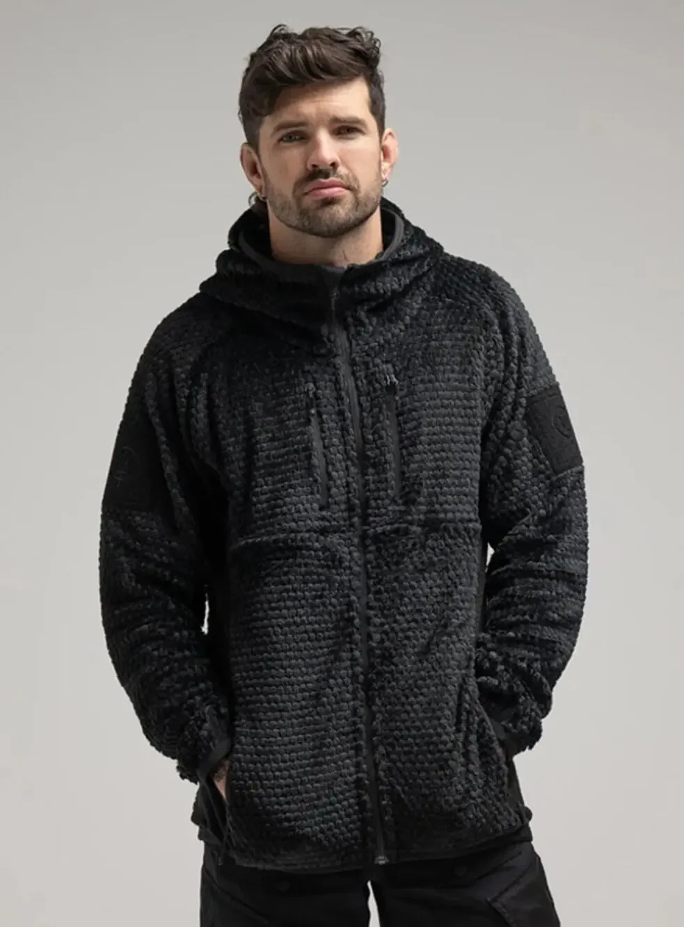 The North Face Phalanx Insulated Fleece Zip Up Jacket Black S